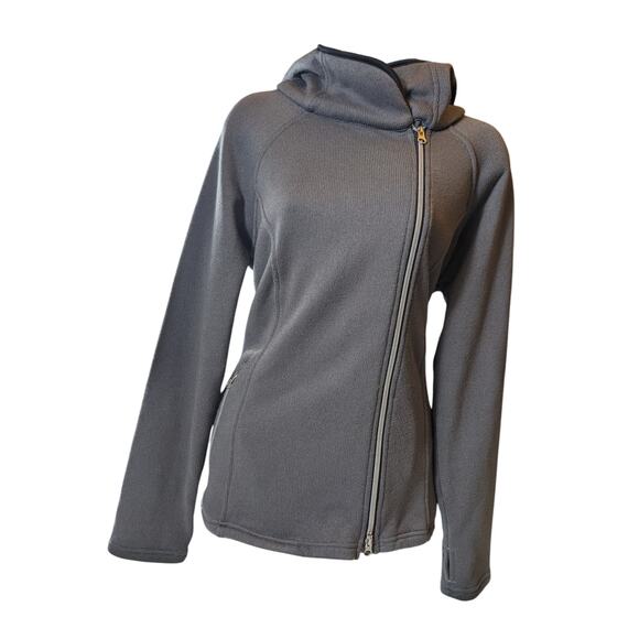 Dover Saddlery Fleece Jacket Womens Medium Hooded Full Zip Equestrian Activewear - Picture 3 of 13